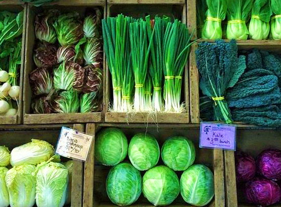 зеленые овощи - продукты для детокс-диеты