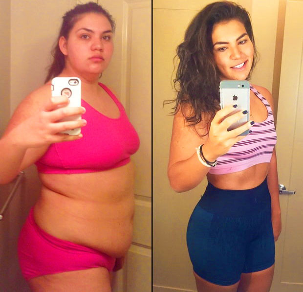 толстые люди до и после похудения фото