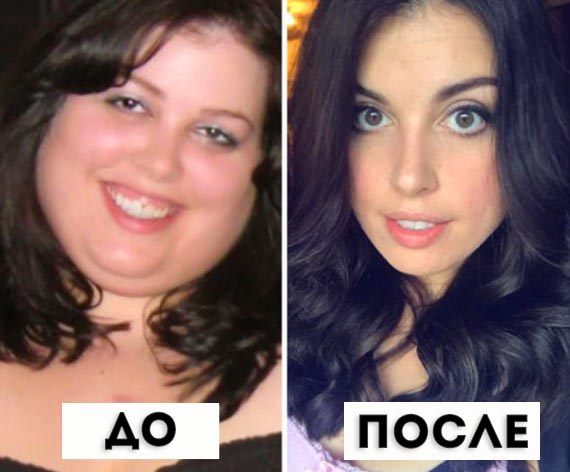 Изменилось лицо после сброса веса
