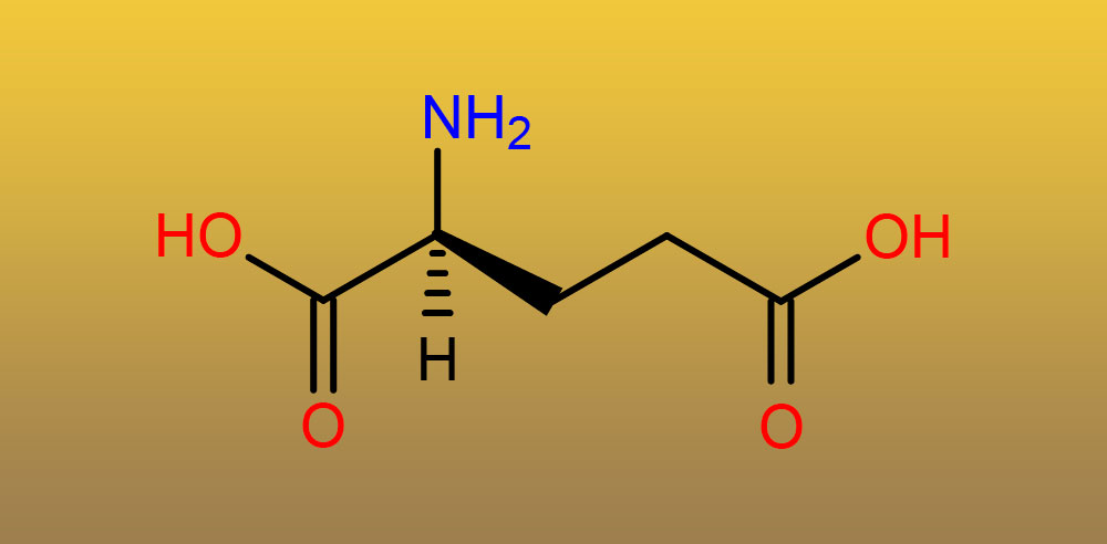 Структура глутаминовой кислоты